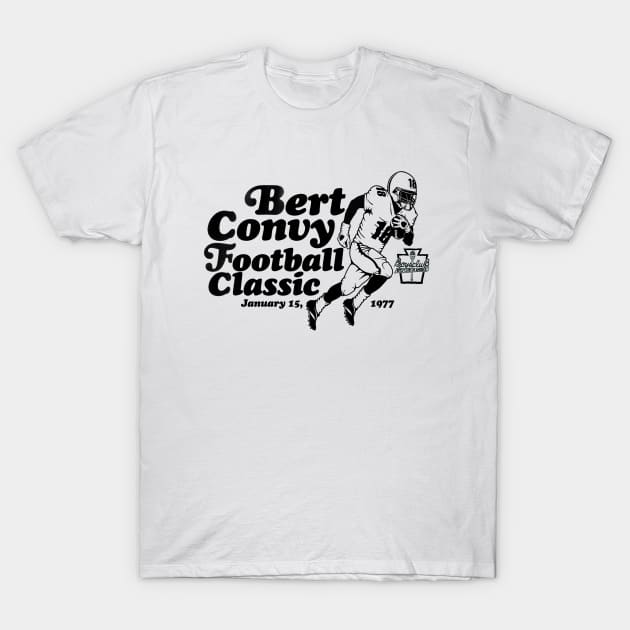 Bert Convy Football Classic 1977 T-Shirt by Pop Fan Shop